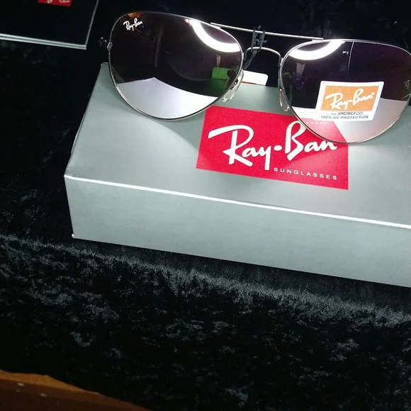 NEW!!!Ray-Ban Aviator Sun Glasses - Picture 1 of 9
